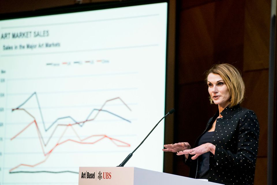 Clare McAndrew released her Annual Art Market report in March 2018 to coincide with Art Basel's Hong Kong edition and Beaumont Nathan director Tom Mayou's thoughts on the report is featured in Anny Shaw's coverage -- image courtesy of theartnewspaper.com