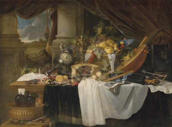 Jan Davidson de Heem - A Banquet Still Life.