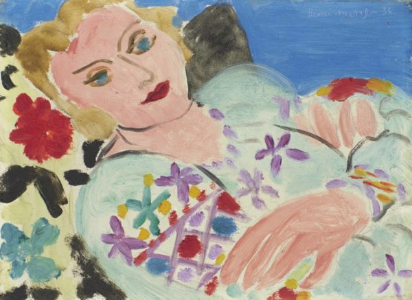 Henri Matisse - La blouse verte brodée.
