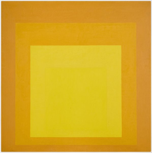 Josef Albers - Homage to The Square: Departing in Yellow.